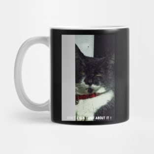 Guard cat on duty Mug